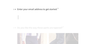 Enter your email addres to get startet