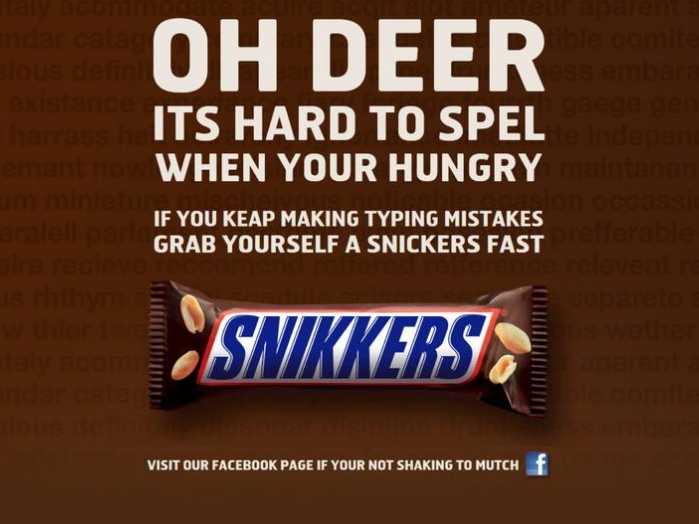 Snickers Werbung